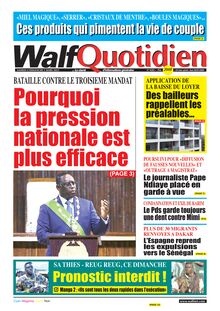 Walf Quotidien N° 9283 - Du 4 au 5 mars 2023