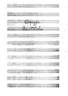 Partition complète, Arpeggio pour viole de gambe avec violon accompagnement
