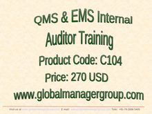 ISO 9001-14001 Auditor Training Presentation