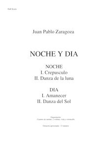 Partition complète, Noche y Dia, Night and Day, Zaragoza, Juan Pablo