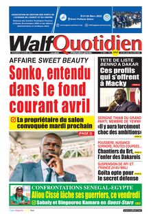 Walf Quotidien n°8995 - du vendredi 18 mars 2022