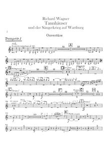 Partition trompette 1, 2, 3, Tannhäuser, Tannhäuser und der Sängerkrieg auf Wartburg