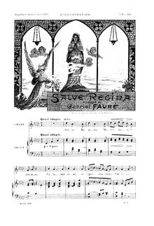 Partition complète, 2 chansons, Op.67, Fauré, Gabriel