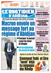 Le Quotidien d’Abidjan n°2877 - du lundi 06 juillet 2020