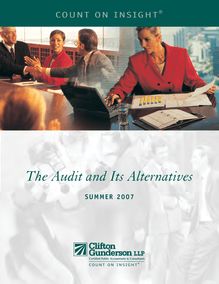 The Audit and Its Alternatives
