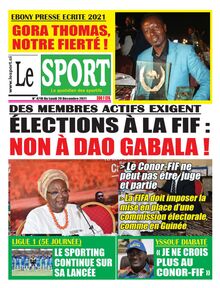 Le Sport n°4718 - du lundi 20 décembre 2021