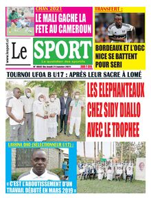 Le Sport n°4642 - du jeudi 21 janvier 2021