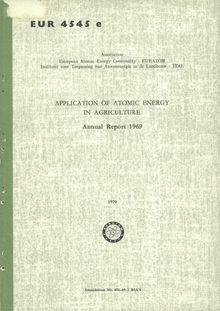 Application of atomic energy in agriculture