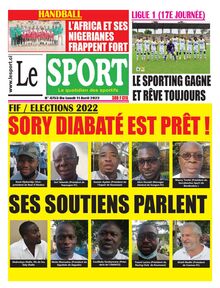 Le Sport n°4753 - Du Lundi 11 avril 2022