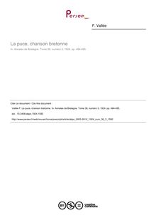 La puce, chanson bretonne - article ; n°3 ; vol.36, pg 484-485