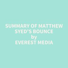 Summary of Matthew Syed s Bounce