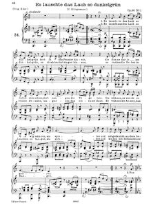 Partition complète (filter), 6 chansons, Op.86, Mendelssohn, Felix