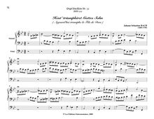 Partition Heut’ triumphiret Gottes Sohn, BWV 630, Das Orgel-Büchlein
