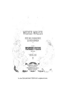 Partition Book I, Wiener Walzer, Fuchs, Robert par Robert Fuchs
