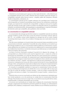 Sources et concepts - Cinquante ans de consommation en France - Insee Références - Édition 2009 