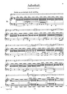 Partition de piano, Schwanengesang, Swan Song / Letztes Werk