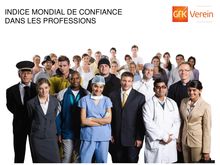 Indice mondial de la confiance dans les professions - Etude GFK