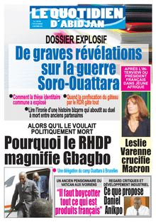 Le Quotidien d’Abidjan n°2976 - du mercredi 25 novembre 2020