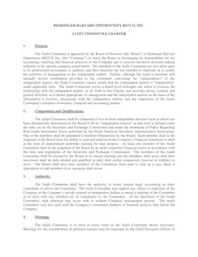 Tab 22 - Audit Committee Charter