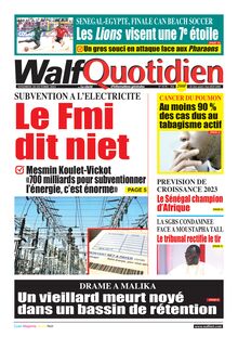 Walf Quotidien n°9178 - du vendredi 28 octobre 2022