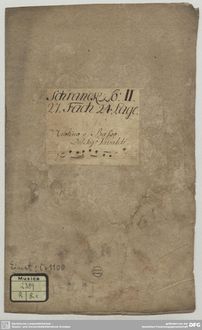Partition complète, violon Sonata en D minor, RV 15, D minor, Vivaldi, Antonio