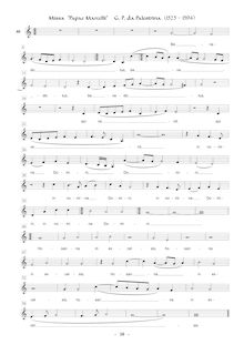 Partition alto, Missa Papae Marcelli, Palestrina, Giovanni Pierluigi da par Giovanni Pierluigi da Palestrina