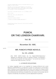 Punch, or the London Charivari, Volume 99, November 29, 1890