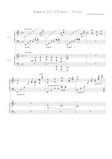 Partition complète, Romance pour Piano et cordes, Feicui 翡翠, Isida, Kazue Rockzaemon