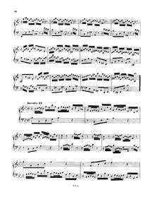 Partition No.14 en B♭ major, BWV 785, 15 Inventions, Bach, Johann Sebastian