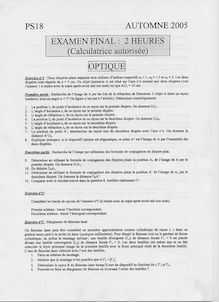 Eléments de physique pour les STI/STL partie 1 2005 Tronc Commun Université de Technologie de Belfort Montbéliard