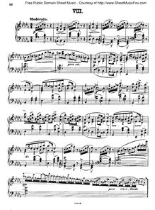 Partition No.8, Polish National Dances, Op.3, Scharwenka, Xaver