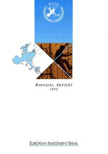 Annual report of the European Investment Bank 1992