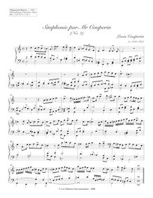 Partition Simphonie (D minor), Pièces de clavecin du manuscrit Bauyn