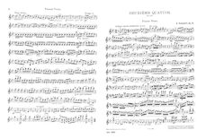 Partition parties complètes, corde quatuor No.2, Op.16, B♭ major