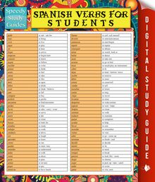 Spanish Verbs For Students (Speedy Study Guide)