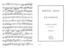 Partition parties complètes, 3 corde quatuors, Op.85, Krommer, Franz