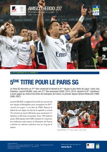 Football : 5ème titre pour le PSG