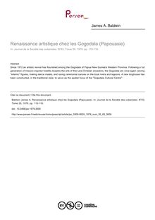 Renaissance artistique chez les Gogodala (Papouasie) - article ; n°63 ; vol.35, pg 115-118