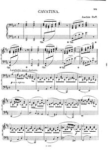 Partition de piano, 6 Morceaux, Raff, Joachim par Joachim Raff