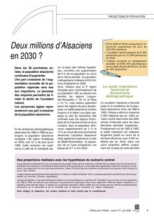Deux millions d Alsaciens en 2030 ?