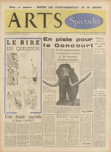 ARTS N° 427 du 03 septembre 1953