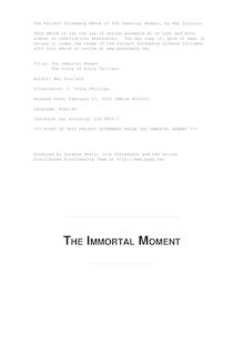 The Immortal Moment - The Story of Kitty Tailleur