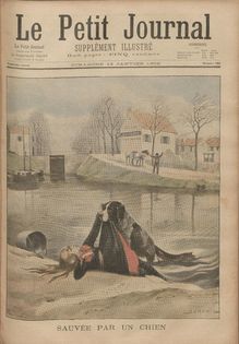 LE PETIT JOURNAL SUPPLEMENT ILLUSTRE  N° 582 du 12 janvier 1902