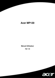 Notice Stockage Acer  MP120