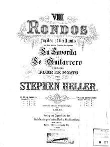 Partition No. s 1 & 3, 4 Rondos Faciles et Brillants, Op.23, Heller, Stephen