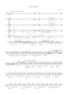Partition complète, Nereid s Hymn, D minor, Mackor, David