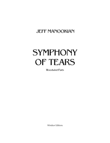 Partition Woodwinds, Symphony of Tears, Manookian, Jeff
