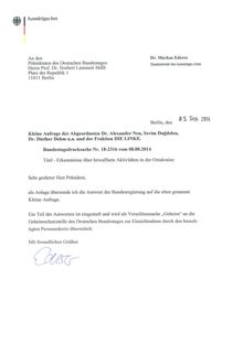 MH17 : les réponse du gouvernement allemand au Bundestag