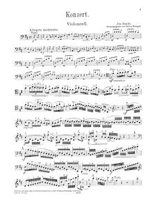 Partition Solo partition de violoncelle, violoncelle Concerto No.2