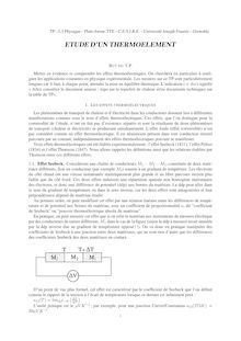 TP L3 Physique Chimie Plate forme TTE C E S I R E Université Joseph Fourier Grenoble